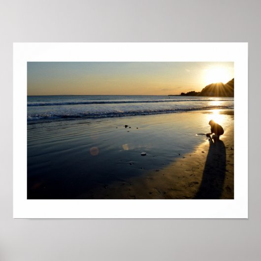 由比ヶ浜ビーチ：鎌倉市 ポスター (正面)