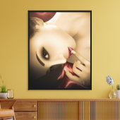 由紀包まれた キャンバスプリント (インサイチュ (リビング))