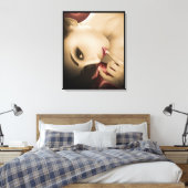 由紀包まれた キャンバスプリント (インサイチュ (寝室))