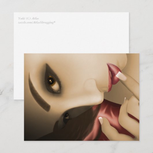 由紀 ポストカード (正面/裏面)