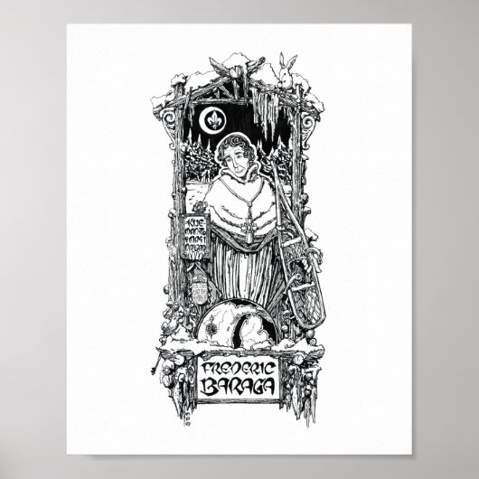 由緒あるフレデリック・イレネウス・バラガ ポスター (正面)