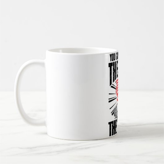 甲は乙より身をもって守るべし コーヒーマグカップ (左)