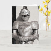 甲冑の父の日のカード カード (黄色い花)