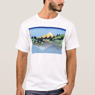 甲州三坂水面,北斎北斎三坂から富士山を望む Tシャツ