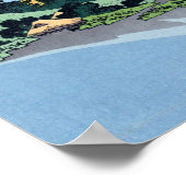 甲州三坂水面, 北斎 ポスター (角)