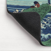 甲州石班沢,北斎北斎梶沢から富士山を望む マウスパッド (コーナー)