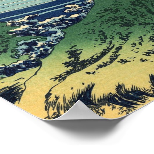 甲州石班沢, 北斎 ポスター (角)