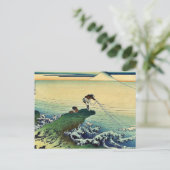 甲州鍛治風沢by葛飾北斎浮世絵 ポストカード (スタンド正面)