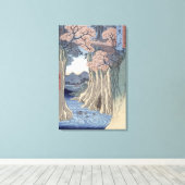 甲斐国の猿橋 キャンバスプリント (インサイチュ (ウッドフロア))