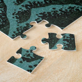 甲斐国北斎山胆沢の夜明け ジグソーパズル (側面)