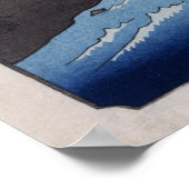 甲斐国広重稲目峠 ポスター (角)