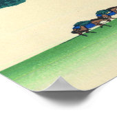 甲斐国犬目峠葛飾北斎 ポスター (角)