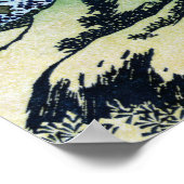 甲斐国甲州鍛治川北斎 ポスター (角)