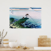 甲斐国甲州鍛治川北斎 ポスター (キッチン)