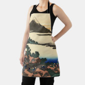 甲斐国葛飾北斎夜明け エプロン (インサイチュ)