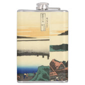 甲斐国葛飾北斎夜明け フラスク (裏面)