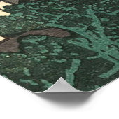 甲斐国葛飾北斎夜明け ポスター (角)