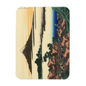 甲斐国葛飾北斎夜明け マグネット (縦)