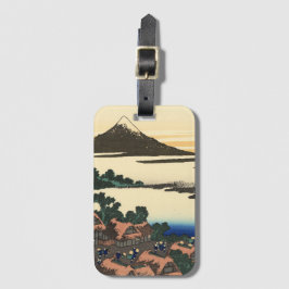 甲斐国葛飾北斎夜明け ラゲッジタグ