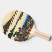 甲斐国葛飾北斎夜明け 卓球ラケット (横)