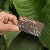 甲板建築修理会社 名刺