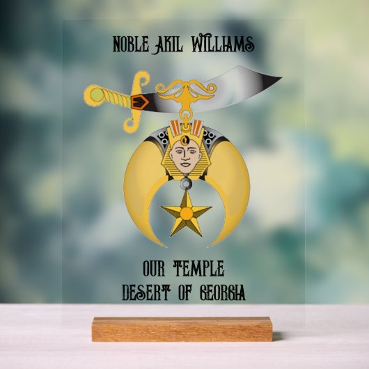 甲板長 アクリルサイン (ニュートラル)