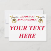 甲板長 案内状 (裏面)