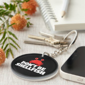 甲殻類のカニ動物愛好家Cr キーホルダー (正面右)