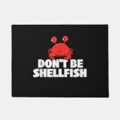 甲殻類のカニ動物愛好家Cr ドアマット (正面)