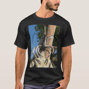 甲殻類の赤坂ロブスター頭……仏教地獄 Tシャツ