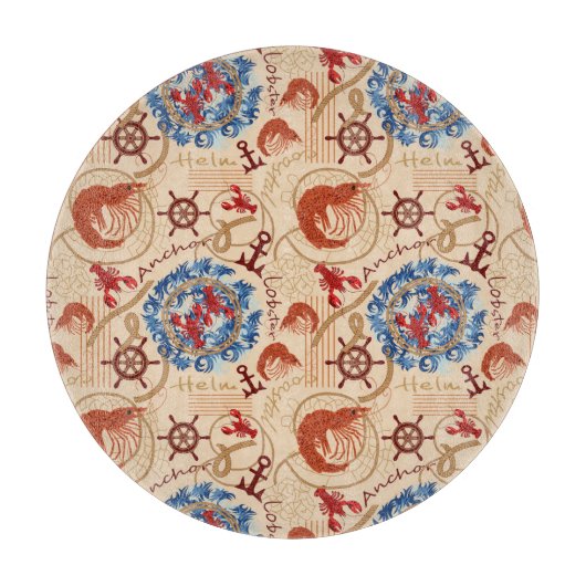 甲殻類コアデザイン カッティングボード (正面)