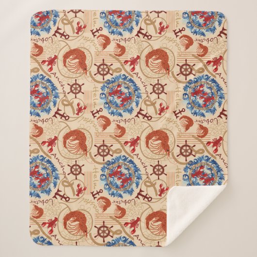 甲殻類コアデザイン シェルパブランケット (正面)