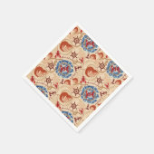 甲殻類コアデザイン スタンダードカクテルナプキン (角)