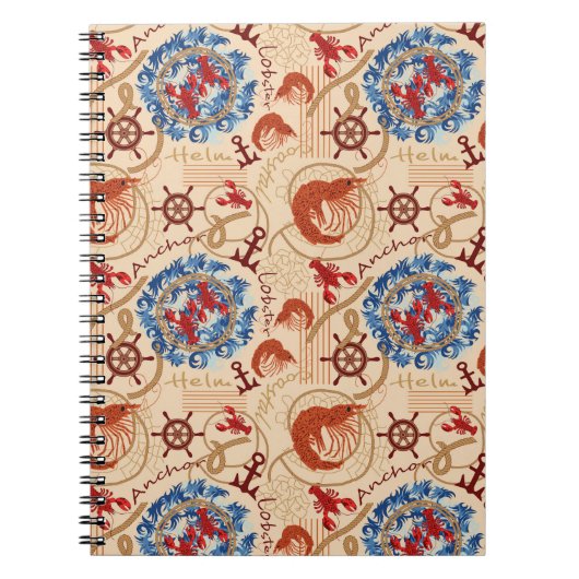 甲殻類コアデザイン ノートブック (正面)