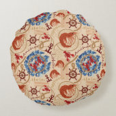 甲殻類コアデザイン ラウンドクッション (裏面)