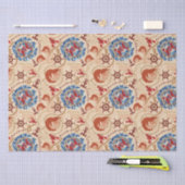 甲殻類コアデザイン 薄葉紙 (クラフト)