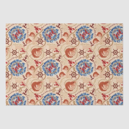 甲殻類コアデザイン 薄葉紙 (正面)