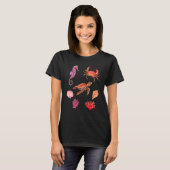 甲殻類コア甲殻類核 Tシャツ (正面フル)