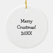 甲殻類メリーマッシュルームピザ セラミックオーナメント (裏面)