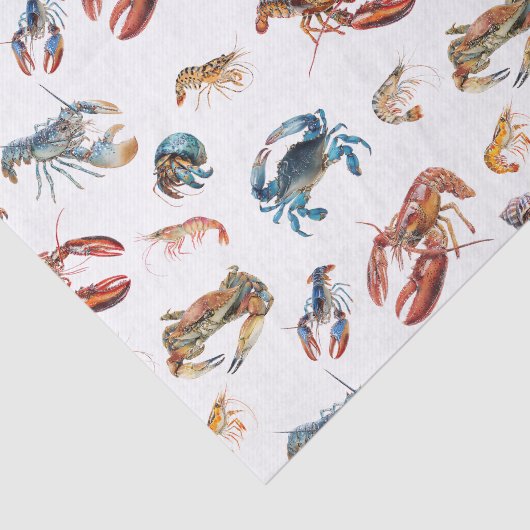 甲殻類甲殻類核ロブスターカニエビ 薄葉紙 (詳細)