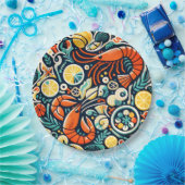 甲殻類紙パーティープレート ペーパープレート (パーティー)