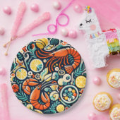 甲殻類紙パーティープレート ペーパープレート (パーティー)