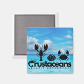 甲殻類 – 水中競技節足動物 マグネット (正面/裏面)