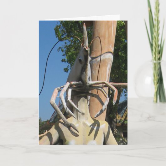 甲殻類AKAロブスターヘッド…仏教地獄 カード (正面)