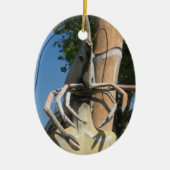 甲殻類AKAロブスターヘッド…仏教地獄 セラミックオーナメント (正面)