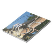 甲殻類AKAロブスターヘッド…仏教地獄 ノートパッド (回転)