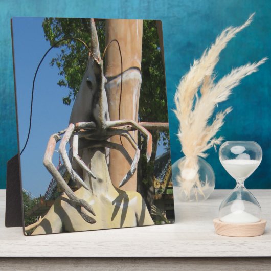 甲殻類AKAロブスターヘッド…仏教地獄 フォトプラーク (側面)