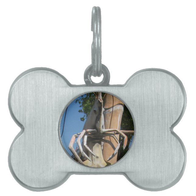 甲殻類AKAロブスターヘッド…仏教地獄 ペットネームタグ (正面)