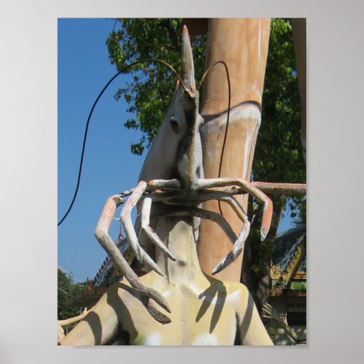 甲殻類AKAロブスターヘッド…仏教地獄 ポスター (正面)