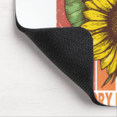 甲状腺がんに関する認識月のリボン贈答 マウスパッド (コーナー)